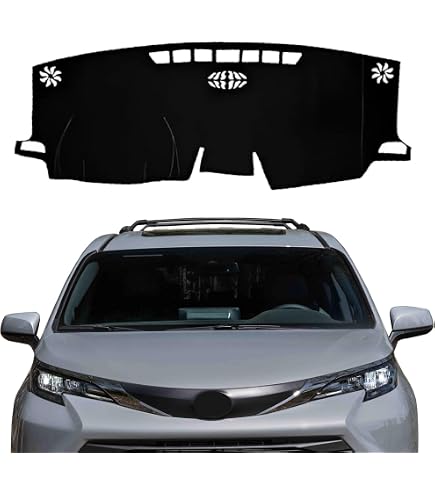Amazon.com: YYCKE Dash Cover Mat Custom Fit for Toyota Sienna Mini